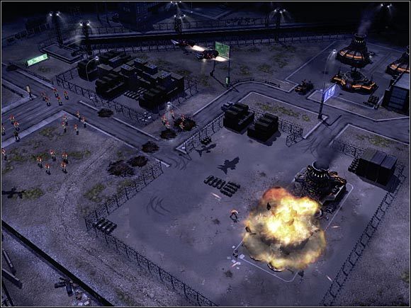 Niszcz elektrownie, by pozbawić energii działa przeciwlotnicze, chroniące budynek władz portu. - Nod - Hampton Roads | Command & Conquer 3 Wojny o Tyberium - Command & Conquer 3: Wojny o Tyberium - poradnik do gry