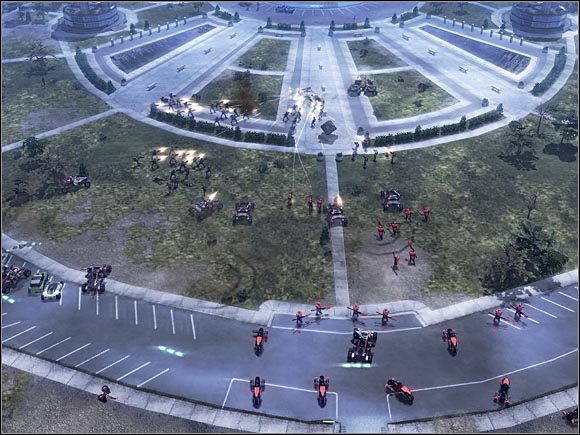 Nie oszczędzaj na żołnierzach i pojazdach. Wykorzystuj wszystkie jednostki do odpierania ataków GDI z północy. - Nod - Biały Dom | Command & Conquer 3 Wojny o Tyberium - Command & Conquer 3: Wojny o Tyberium - poradnik do gry