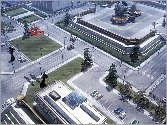 Oddziały Cienia dysponują lotniami, które pozwolą im uniknąć kontaktu z wieżyczkami strzelniczymi GDI. - Nod - Prolog | Command & Conquer 3 Wojny o Tyberium - Command & Conquer 3: Wojny o Tyberium - poradnik do gry