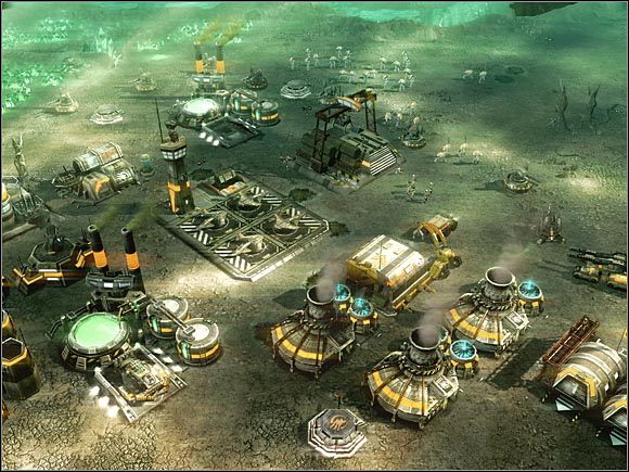 Zainwestuj sporo funduszy w obronę przeciwlotniczą. Przyda się ona w późniejszej fazie rozgrywki. - GDI - Rzym | Command & Conquer 3 Wojny o Tyberium - Command & Conquer 3: Wojny o Tyberium - poradnik do gry
