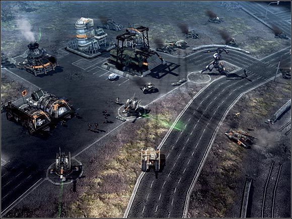Baza na północnym-wschodzie pozwoli Ci produkować czołgi, które przydadzą się w ofensywie na siedzibę obcych. - GDI - Stuttgart | Command & Conquer 3 Wojny o Tyberium - Command & Conquer 3: Wojny o Tyberium - poradnik do gry