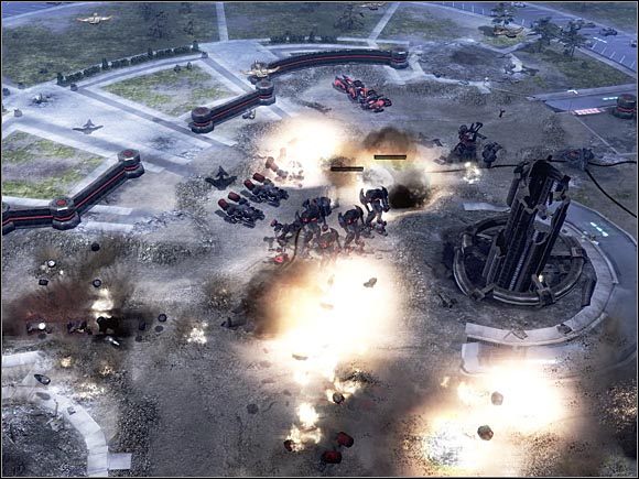 Bombardowanie w wykonaniu Jastrzębi. - GDI - Biały Dom | Command & Conquer 3 Wojny o Tyberium - Command & Conquer 3: Wojny o Tyberium - poradnik do gry