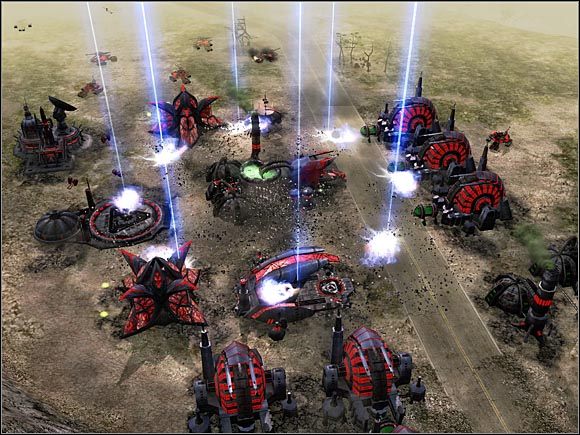 Działo jonowe zrówna z ziemią bazę wroga w kilka sekund. - Poradnik do gry - GDI - Prolog Command & Conquer 3 Wojny o Tyberium - Command & Conquer 3: Wojny o Tyberium - poradnik do gry