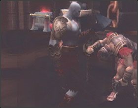 Użyj dźwigni, by obniżyć kolce - The Phoenix Chamber | Solucja God of War II - God of War II - poradnik do gry