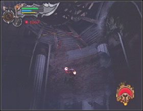 W następnym pomieszczeniu znajdziesz znane ci już gniazda impów - Garden of the Gods | Solucja God of War II - God of War II - poradnik do gry