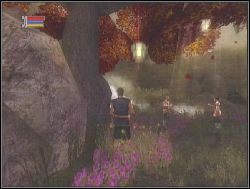 Na środku placu ćwiczy dwoje uczniaków - Rozdział I (1) - Solucja - Jade Empire: Edycja Specjalna - poradnik do gry