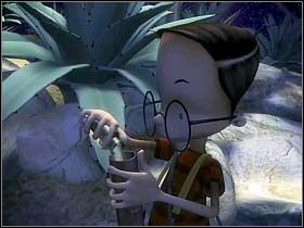 Na szczycie góry chłopak odnajduje związaną i zakneblowaną Cornelię oraz jej porywacza Michaela Cotoca - Na ratunek Cornelii, 20:24 - Wypadek przy pracy... | Mały przestępca, 19:00, Na ratunek Cornelii - Tony Tough 2: A Rakes Progress - poradnik do gry