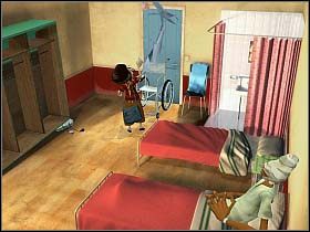 Tony smaruje nim koła opornego wózka i teraz bez trudu popycha go w stronę drzwi - Szpital, 13:24 - Bezczynność to nie moja specjalność.. | Szkoła, 8:25, Szpital 13:34 - Tony Tough 2: A Rakes Progress - poradnik do gry