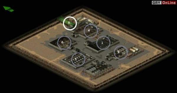 1: Sala odpraw - Mapy: Bunkier Delta | Fallout Tactics Brotherhood of Steel - Fallout Tactics: Brotherhood of Steel - poradnik do gry