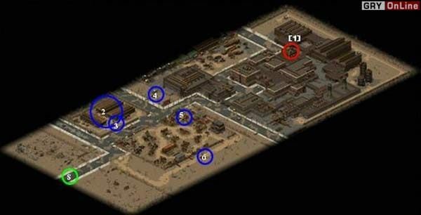 S: Tutaj zaczynasz misje - Mapy: Scott City | Fallout Tactics Brotherhood of Steel - Fallout Tactics: Brotherhood of Steel - poradnik do gry