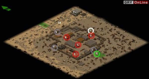 1: Tutaj zaczynasz - Mapy: Junction City | Fallout Tactics Brotherhood of Steel - Fallout Tactics: Brotherhood of Steel - poradnik do gry