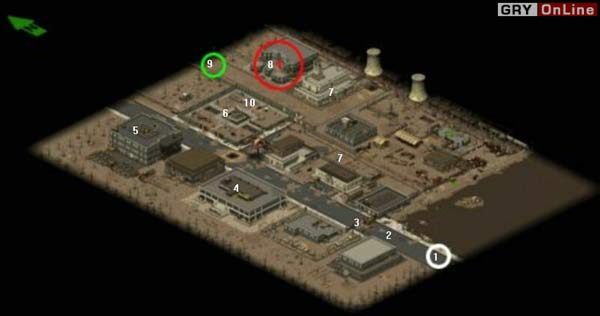 Wytyczne - Mapy: Springfield | Fallout Tactics Brotherhood of Steel - Fallout Tactics: Brotherhood of Steel - poradnik do gry