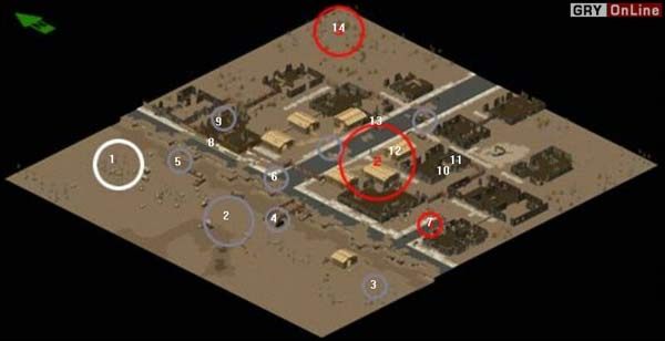 1: Punkt startowy - Mapy: Freeport | Fallout Tactics Brotherhood of Steel - Fallout Tactics: Brotherhood of Steel - poradnik do gry