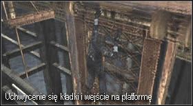 Pierwszą bardzo ważną rzeczą są dwie, równolegle do siebie ustawione (oddalone o kilka metrów) kładki, które co kilka sekund będą opuszczane i podnoszone - Boss (final chapter) - Saddler | Solucja Resident Evil 4 - Resident Evil 4 - PC - poradnik do gry