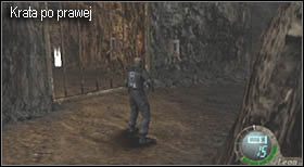 Wejście za kraty pozwoli Ci jeszcze bardziej się oddalić, a dodatkowo dostaniesz sporo czasu, by móc w niego strzelać - Boss (5-3) - It | Solucja Resident Evil 4 - Resident Evil 4 - PC - poradnik do gry