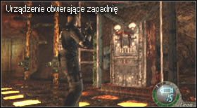 Zapadnię otwieramy używając maszyny stojącej pod jedną ze ścian (położenie zaznaczone na mapie) - Boss (4-2) - Dos Gigantes | Solucja Resident Evil 4 - Resident Evil 4 - PC - poradnik do gry