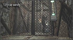 Po pewnym czasie kamera pokaże gotowość windy, wówczas wystarczy do niej wejść i zjechać na dół - Boss (4-1) - Verdugo | Solucja Resident Evil 4 - Resident Evil 4 - PC - poradnik do gry