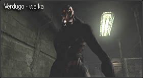 Przywrócenie zasilania sprawi, że drzwi przez które tu trafiłeś zostaną zamknięte, a próba ich otwarcia (podejście i włączenie guzika akcji) doprowadzi do rozpoczęcia właściwej walki - Boss (4-1) - Verdugo | Solucja Resident Evil 4 - Resident Evil 4 - PC - poradnik do gry