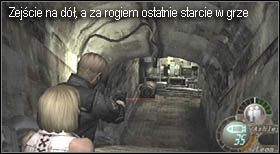 Gdy rozejrzysz się po okolicy możesz przejść przez kolejne drzwi, dzięki którym ponownie trafisz do wnętrza budynków - Island (5-4) - wyleczenie | Solucja Resident Evil 4 - Resident Evil 4 - PC - poradnik do gry