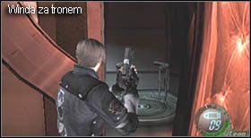 Dalsza droga prowadzi przez ukryte przejście za tronem - Island (5-3) - przejście między laserami | Solucja Resident Evil 4 - Resident Evil 4 - PC - poradnik do gry