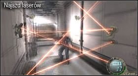 Minięcie drugiego może być już nieco trudniejsze, gdyż powstaje prawdziwa plątanina linii - Island (5-3) - przejście między laserami | Solucja Resident Evil 4 - Resident Evil 4 - PC - poradnik do gry