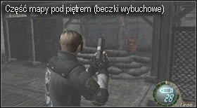Gdy rozprawisz się ze wszystkimi na dole spójrz do pomieszczenia na piętrze - Island (5-4) - wróg z kartą klucz | Solucja Resident Evil 4 - Resident Evil 4 - PC - poradnik do gry