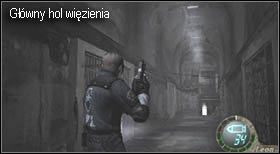 W dalszej kolejności skieruj się do głównego holu więzienia - Island (5-4) - więzienie | Solucja Resident Evil 4 - Resident Evil 4 - PC - poradnik do gry