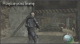 Nieopodal miejsca, w którym się aktualnie znajdujesz, umieszczona jest dźwignia, pociągnij więc za nią, by otworzyć bramę do ostatniej części mapy, a następnie przejdź przez nią - Island (5-4) - wsparcie powietrzne | Solucja Resident Evil 4 - Resident Evil 4 - PC - poradnik do gry