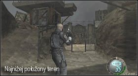 W tym celu zejdź na niższe tereny (wcześniej je pominąłeś, gdyż kazałem Ci udać się pod bramę) - Island (5-4) - wsparcie powietrzne | Solucja Resident Evil 4 - Resident Evil 4 - PC - poradnik do gry
