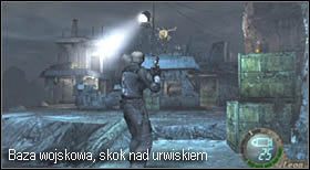 Droga w prawo prowadzi do bazy wojskowej - Island (5-1) - laserowe przejście | Solucja Resident Evil 4 - Resident Evil 4 - PC - poradnik do gry
