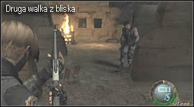 Wewnątrz możesz wejść po drabinie na górę (pozbieraj wszystkie przedmioty) oraz wyjść przez kratę z niewielkim niebieskim światełkiem - Island (5-3) - ruiny z Krauserem | Solucja Resident Evil 4 - Resident Evil 4 - PC - poradnik do gry