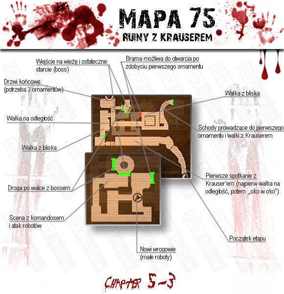 1 - Island (5-3) - ruiny z Krauserem | Solucja Resident Evil 4 - Resident Evil 4 - PC - poradnik do gry