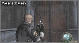 Następnie skieruj się do drzwi na wprost i zakończ poziom - Castle (4-4) - ruchomy posąg Salazara | Solucja Resident Evil 4 - Resident Evil 4 - PC - poradnik do gry
