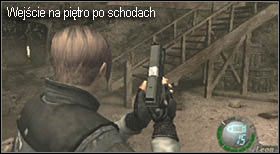 Otwierając drzwi bądź gotów na walkę, gdyż zaraz za nimi stoi kolejny wróg z piłą - Castle (4-3) - piaskowe katakumby | Solucja Resident Evil 4 - Resident Evil 4 - PC - poradnik do gry