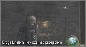 Po zejściu na dół pozbieraj wszystkie pozostałości po napastnikach, zniszcz beczki za namiotem oraz skrzynie w jego wnętrzu i zejdź po drabinie do podziemi - Island (5-3) - wybuchowe urwisko | Solucja Resident Evil 4 - Resident Evil 4 - PC - poradnik do gry