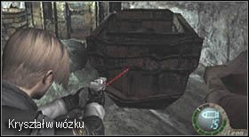 Idąc jednym z tuneli, po chwili natrafisz na pierwszych dwóch nieprzyjaciół - Castle (4-2) - kopalnia | Solucja Resident Evil 4 - Resident Evil 4 - PC - poradnik do gry
