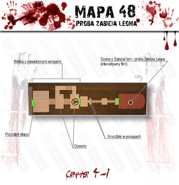 1 - Castle (4-1) - próba zabicia Leona | Solucja Resident Evil 4 - Resident Evil 4 - PC - poradnik do gry