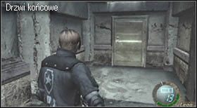 Po przejęciu kontroli nad bohaterem zejdź na sam dół zeskakując koło drabinki i udaj się do drzwi po prawej - Island (5-3) - pojedynek na noże | Solucja Resident Evil 4 - Resident Evil 4 - PC - poradnik do gry