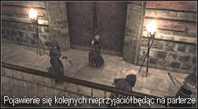 Schodząc na dół uważaj na nich, gdyż łatwo można stracić dużą ilość życia, która za chwilę będzie na wagę złota - Castle (4-1) - ruchomy most | Solucja Resident Evil 4 - Resident Evil 4 - PC - poradnik do gry