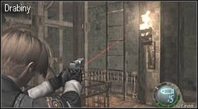 Następnie wejdź do wieży przez drzwi ulokowane za następnym zakrętem - Castle (4-1) - ruchomy most | Solucja Resident Evil 4 - Resident Evil 4 - PC - poradnik do gry