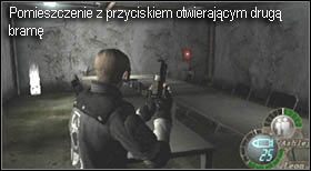 W pomieszczeniu po lewej oprócz zioła znajduje się guzik otwierający drugą bramę - użyj go, po czym wróć się na korytarz - Island (5-2) - zręcznościowe dźwignie | Solucja Resident Evil 4 - Resident Evil 4 - PC - poradnik do gry