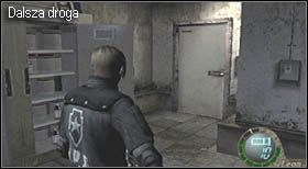 Po walce zejdź schodami na dół i skieruj się do drzwi po prawej (wcześniej zabijając niedobitka spod schodów) - Island (5-1) - uwolnienie Ashley | Solucja Resident Evil 4 - Resident Evil 4 - PC - poradnik do gry