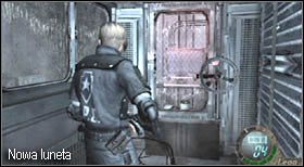 Następnie przejdź do drugiego pomieszczenia po prawej, na końcu którego, za szybą, znajdziesz lunetę - Island (5-1) - laboratorium i lodówka | Solucja Resident Evil 4 - Resident Evil 4 - PC - poradnik do gry