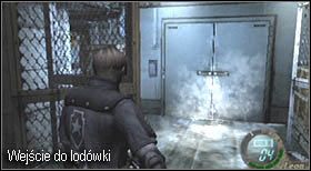Znajdziesz za nimi wybuchową beczkę, lecz radzę jak najszybciej udać się do pobliskiej lodówki (zerknij na mapę i dokładnie zlokalizuj jej położenie) - Island (5-1) - laboratorium i lodówka | Solucja Resident Evil 4 - Resident Evil 4 - PC - poradnik do gry