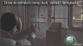 lecz najpierw podejdź do śluzy, a dokładnie do panelu obok niej, - Island (5-1) - laboratorium i lodówka | Solucja Resident Evil 4 - Resident Evil 4 - PC - poradnik do gry