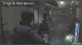 W następnej kolejności skieruj się schodami na piętro - Island (5-1) - laboratorium i lodówka | Solucja Resident Evil 4 - Resident Evil 4 - PC - poradnik do gry