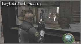 Po pierwszej partii oponentów, przyjdzie kolej na drugą - Island (5-1) - barykada | Solucja Resident Evil 4 - Resident Evil 4 - PC - poradnik do gry