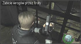 W korytarzu, w którym się znajdziesz, będą kraty - Island (5-1) - kuchnia i monitoring | Solucja Resident Evil 4 - Resident Evil 4 - PC - poradnik do gry