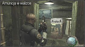 Przeciwnik wybiegnie zza regałów - Island (5-1) - kuchnia i monitoring | Solucja Resident Evil 4 - Resident Evil 4 - PC - poradnik do gry