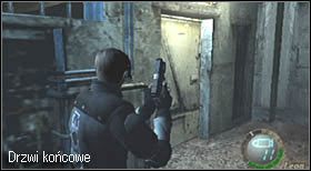 Na końcu drogi znajdują się drzwi, za którymi rozpoczyna się kolejny etap - Island (5-1) - urwisko | Solucja Resident Evil 4 - Resident Evil 4 - PC - poradnik do gry